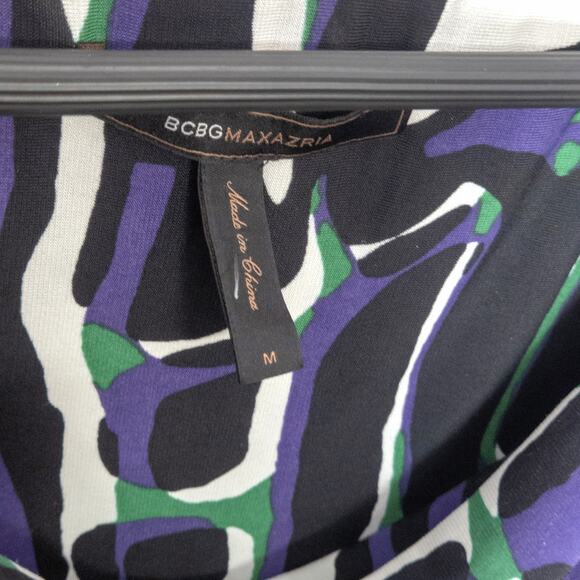 BCBGMAXAZRIA Women’s Dress Abstract Print Modern Classic Art Inspired Size M - Picture 6 of 10